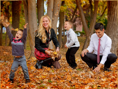 Eagle family photos by the Boise River