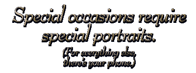 Special occasions require special portraits. (For everything else, there’s Instagram.)