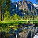 Yosemite Falls reflections, Yosemite National Park, California