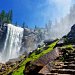 Steps up to Vernal Fall along Mist Trail, Yosemite National Park, California