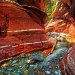 Red Rock Canyon, Waterton Lakes National Park, Alberta, Canada