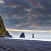 Reynisdrangar rock formations at Reynisfjara beach, Iceland