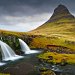 Kirkjufellsfoss and Kirkjufell mountain, Snaefellsnes Peninsula, Iceland