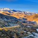 Road up from Lucky Peak Reservoir in winter, Boise, Idaho