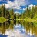 Outlet of Payette Lake in McCall, Idaho