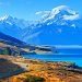 Mount Cook and Lake Pukaki, New Zealand