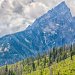 Paddleboarder at String Lake, Grand Teton National Park, Wyoming