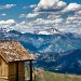 Cabin atop Bald Mountain, Sun Valley, Idaho